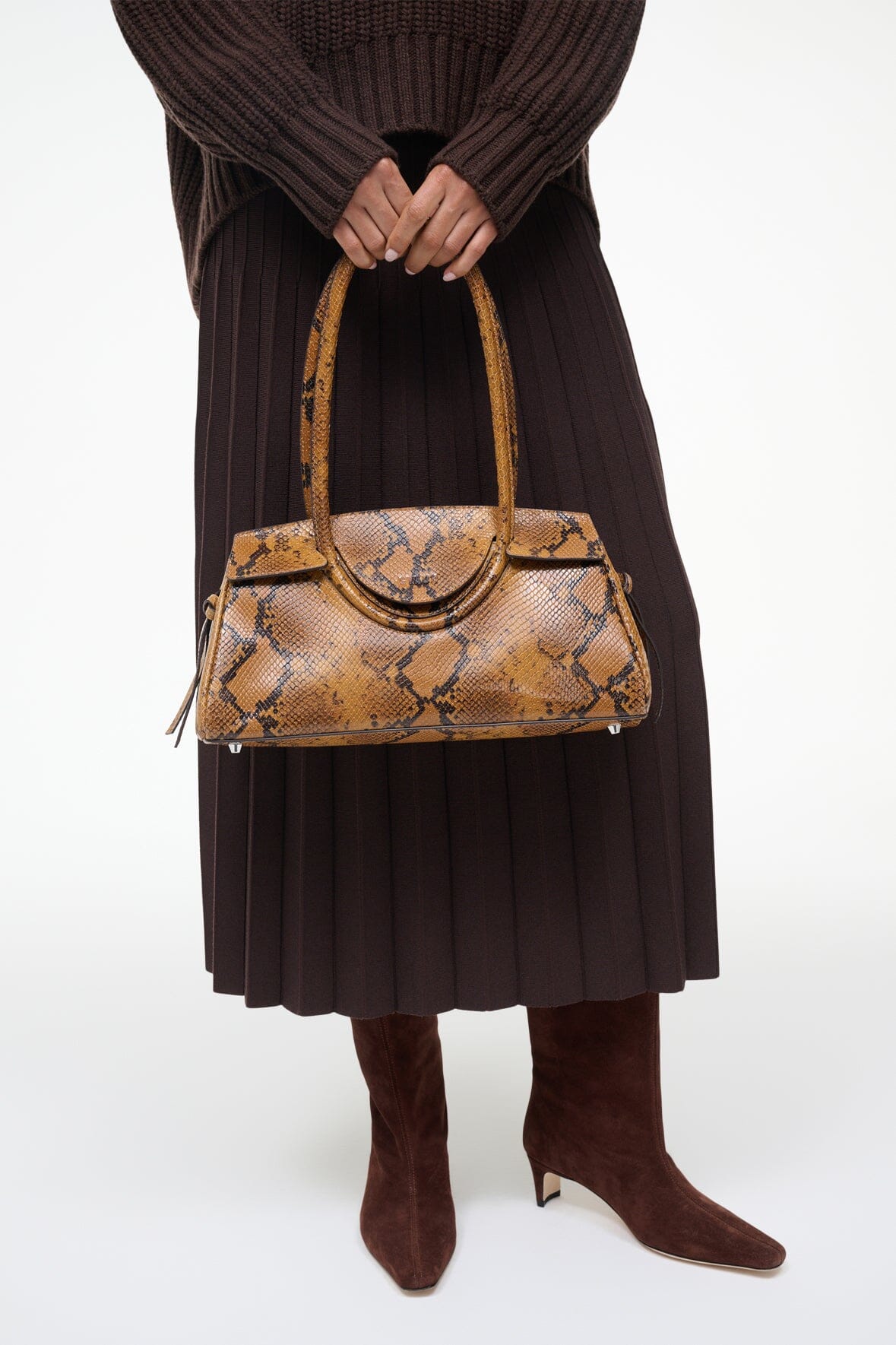 STAUD | Maude Shoulder Bag Snake