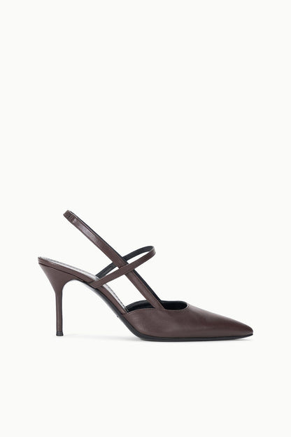 STAUD | Sebastian High Heel Slingback Espresso