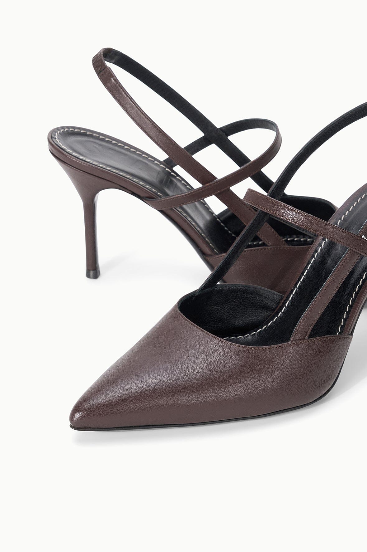 STAUD | Sebastian High Heel Slingback Espresso