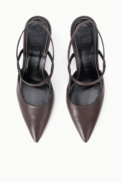 STAUD | Sebastian High Heel Slingback Espresso