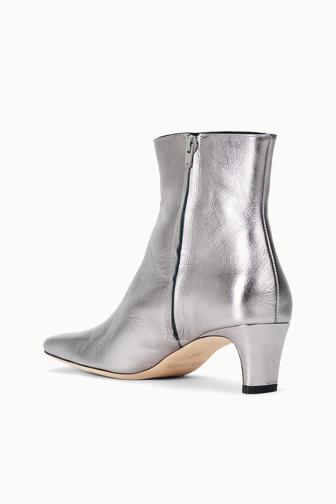 STAUD | Wally Ankle Boot Pewter