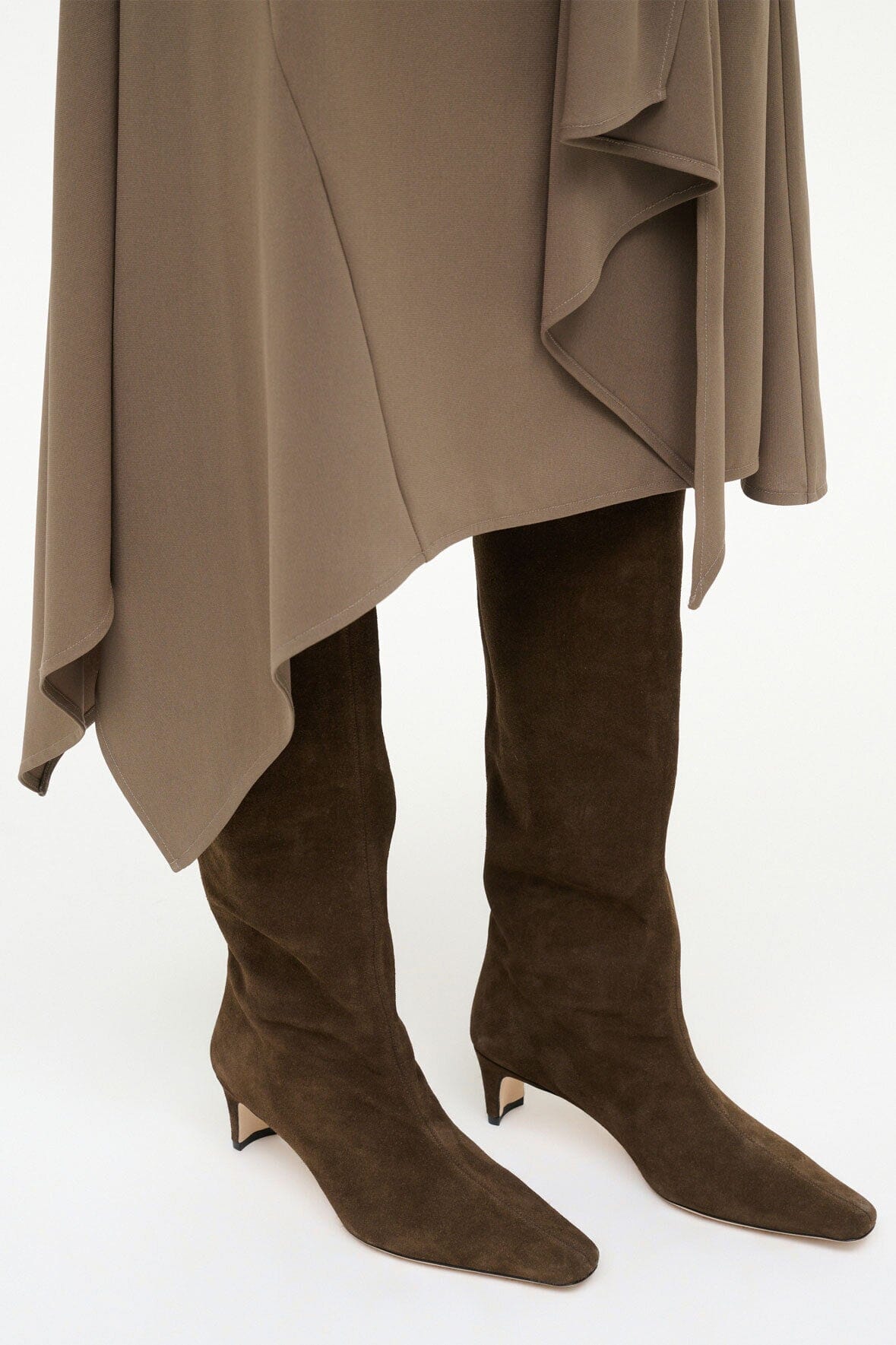 STAUD | Wally Boot Truffle Suede