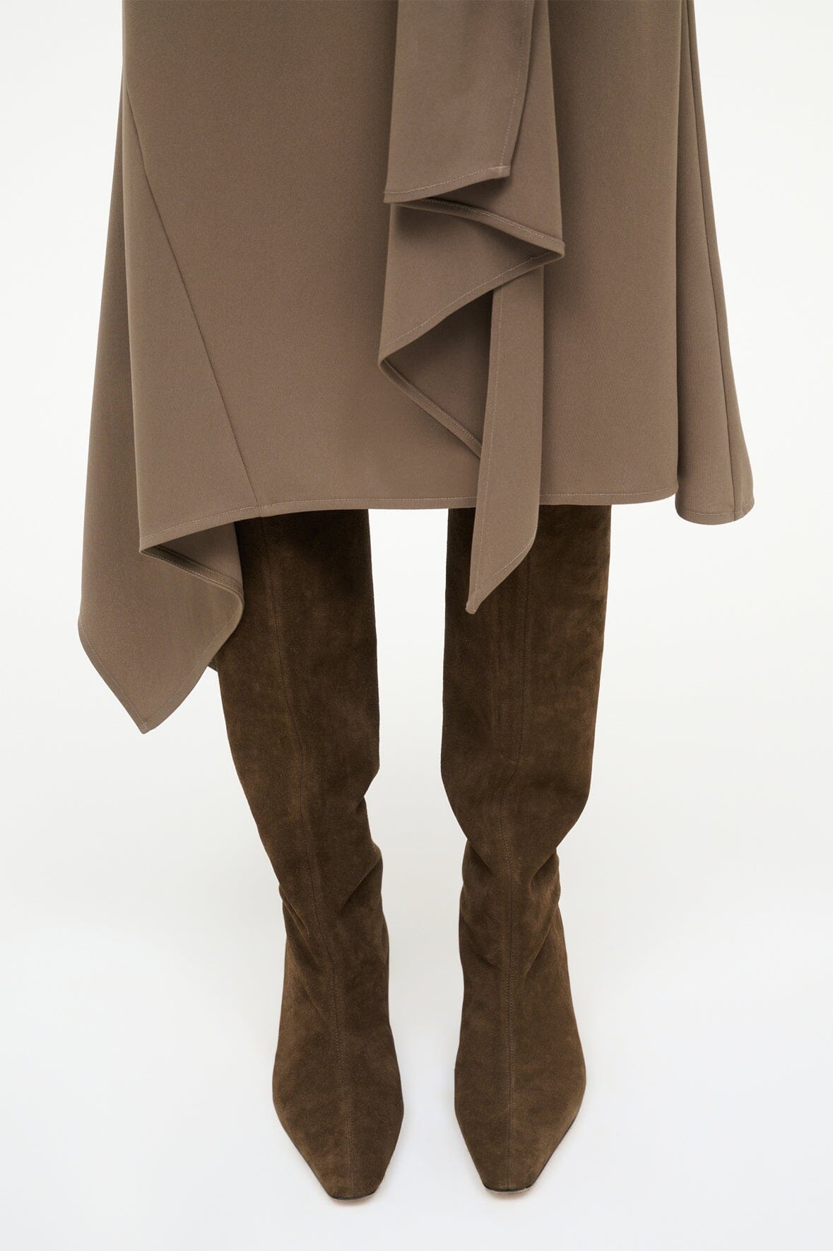 STAUD | Wally Boot Truffle Suede