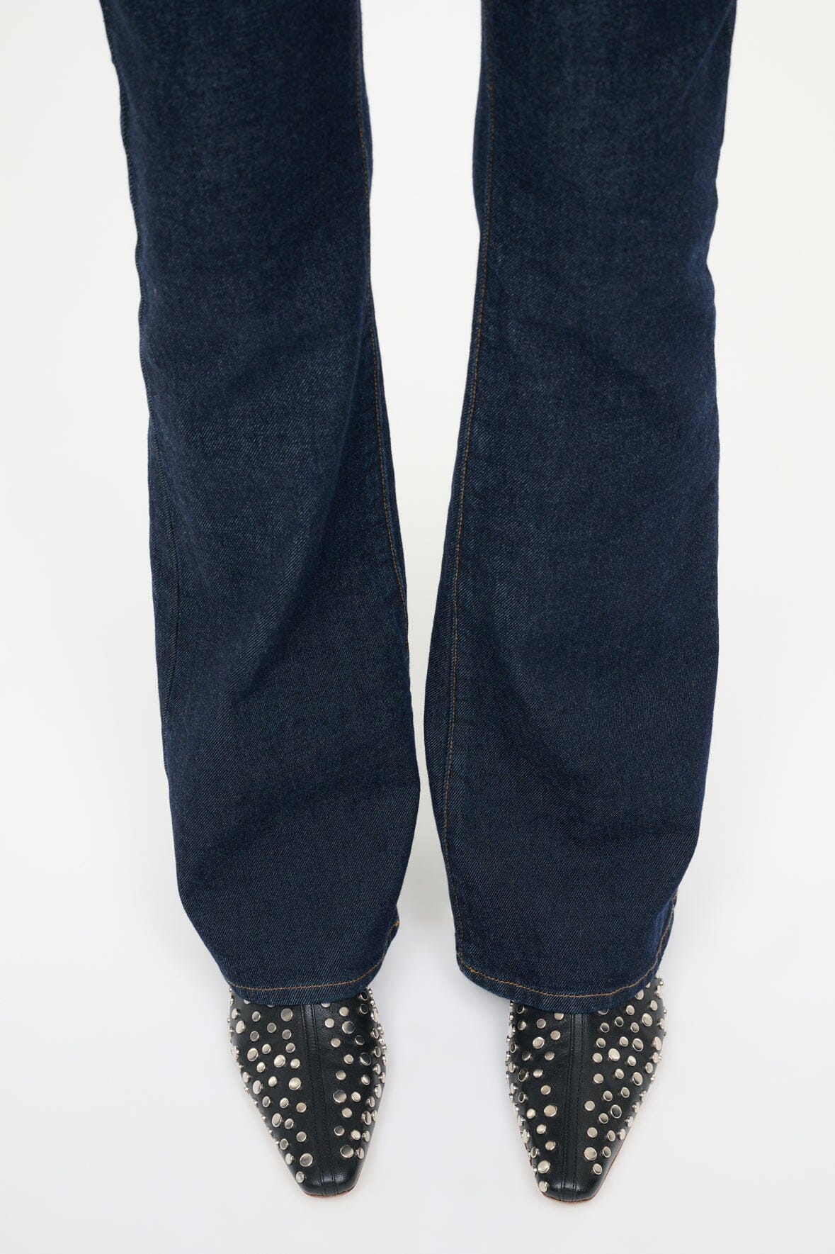 STAUD | Wally Flat Ankle Boot Rivets