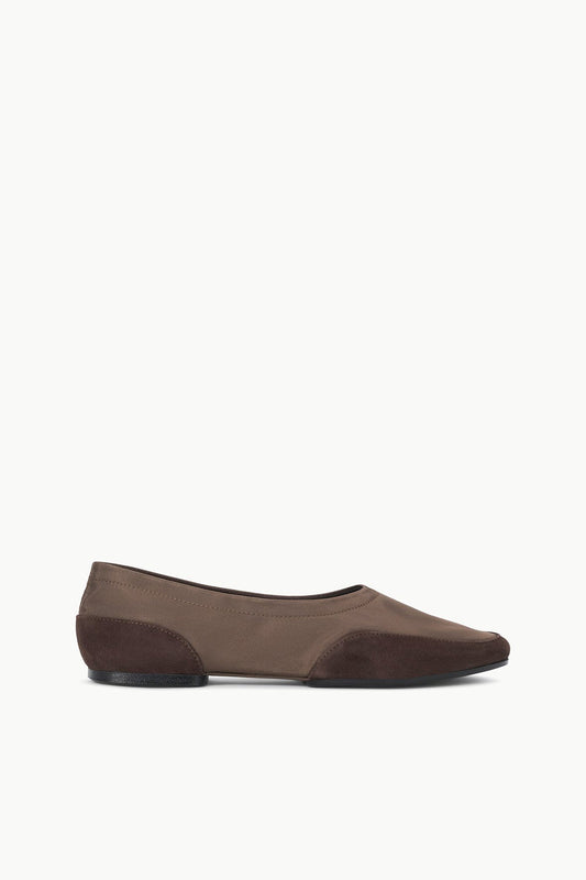 STAUD | Alba Sport Ballet Flat Espresso
