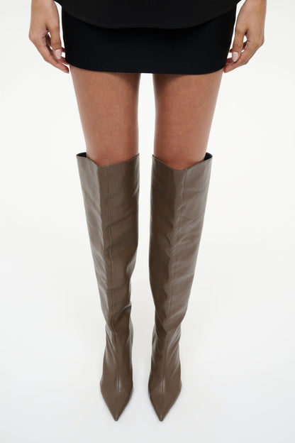 STAUD | Sebastian Over The Knee Boot Truffle