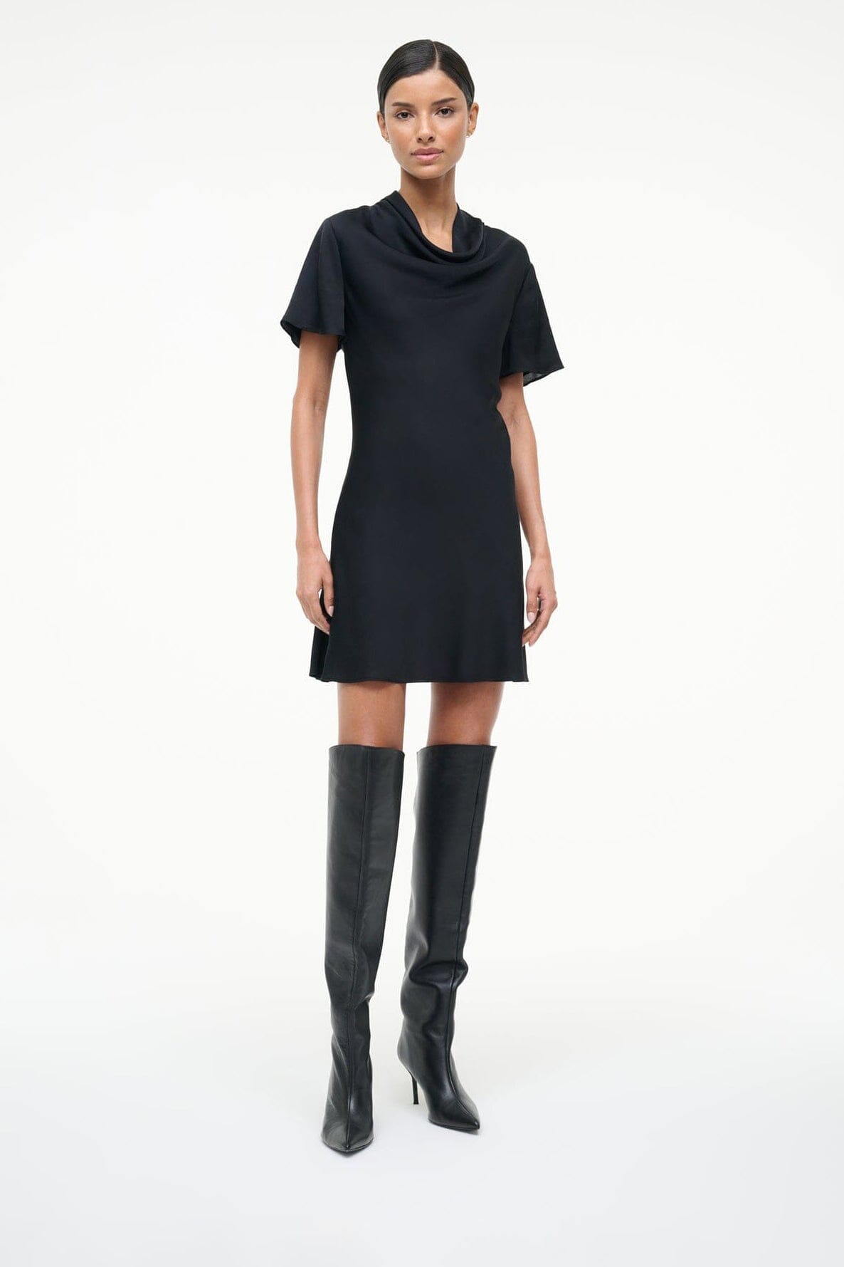 STAUD | Sebastian Over The Knee Boot Black