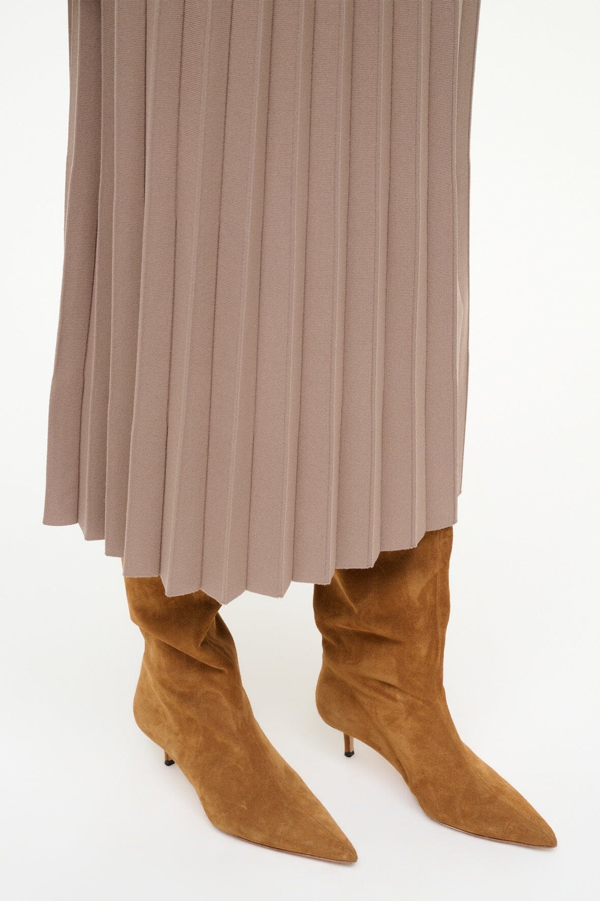 STAUD | Sebastian Kitten Heel Boot Tan
