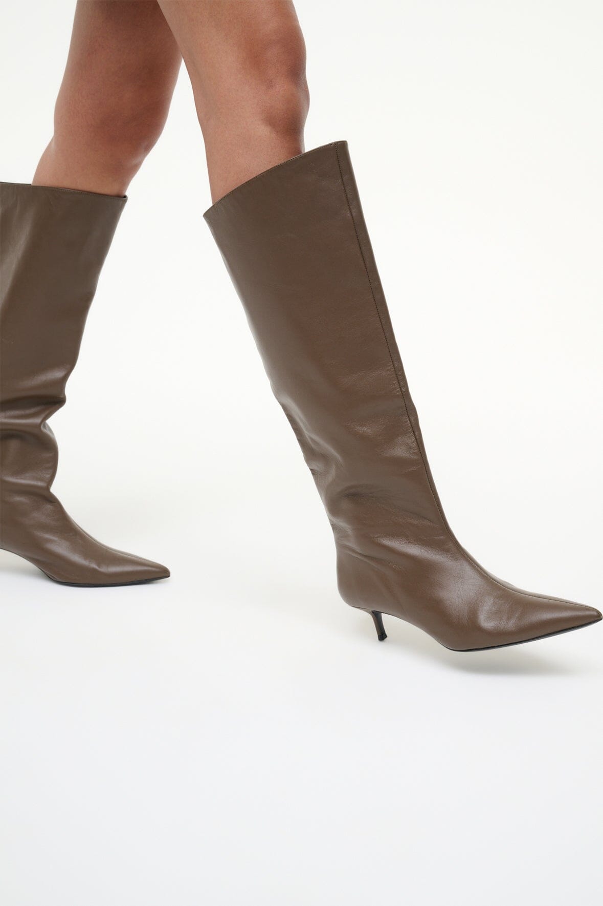 STAUD | Sebastian Kitten Heel Boot Truffle