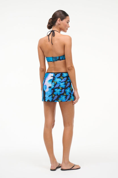 STAUD | Sands Mesh Skirt Blue Haze Multi