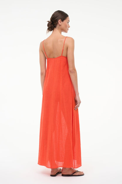 STAUD | Laura Dress Flame