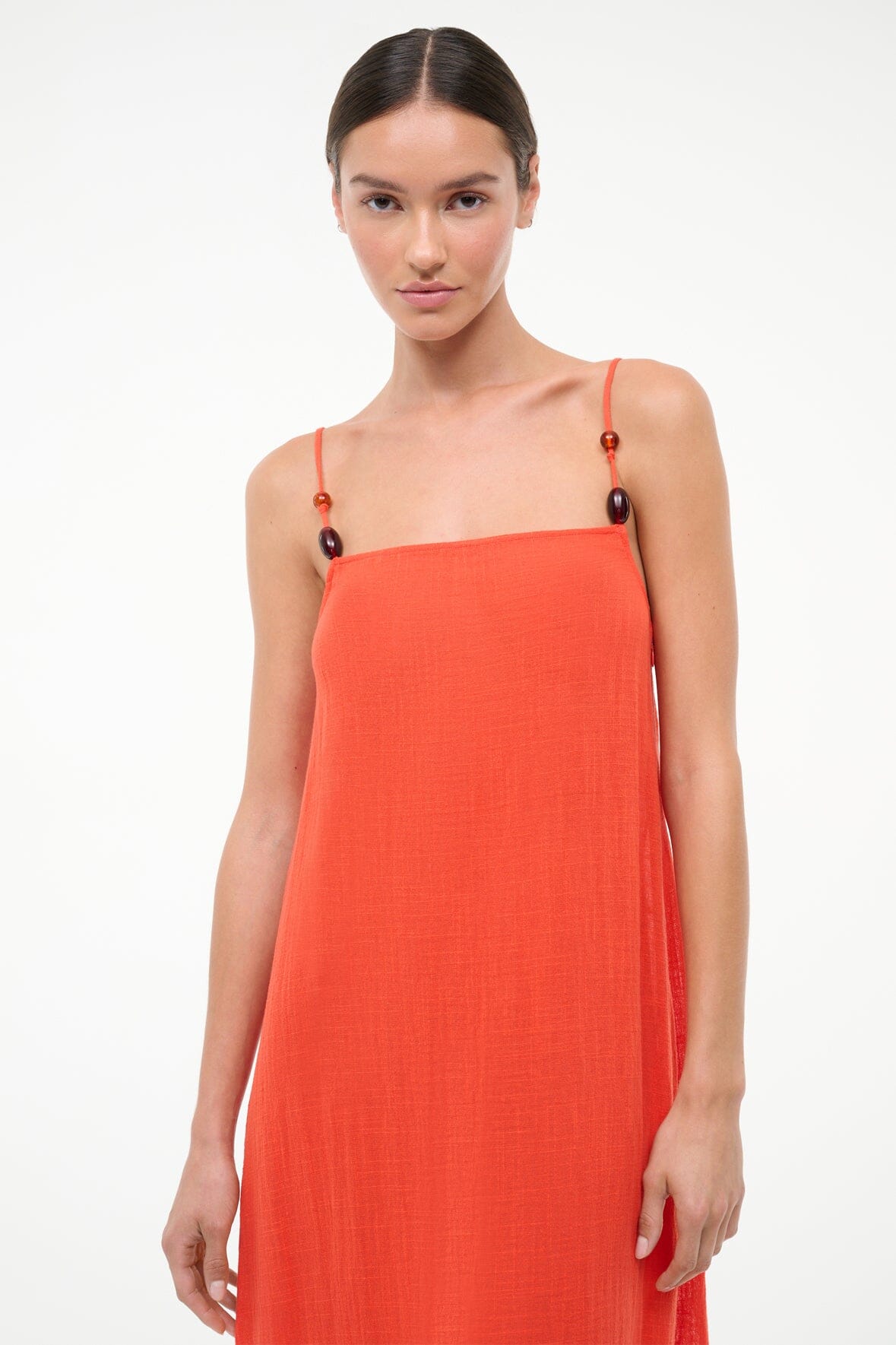 STAUD | Laura Dress Flame