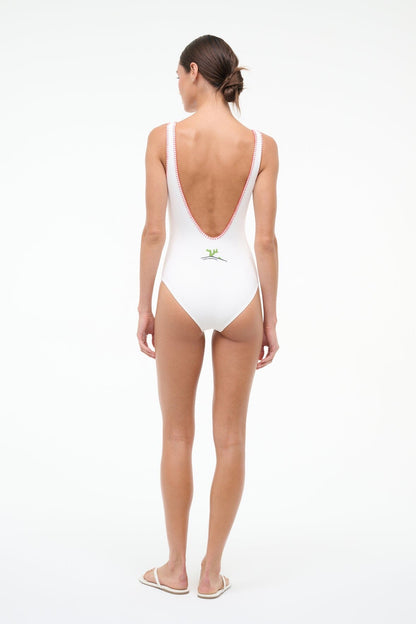STAUD | Lea One Piece Riviera Ivory