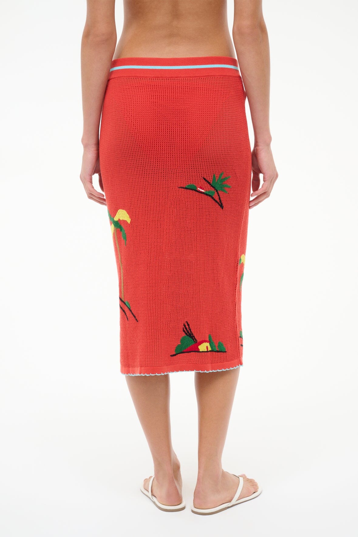 STAUD | Levante Skirt Riviera Flame