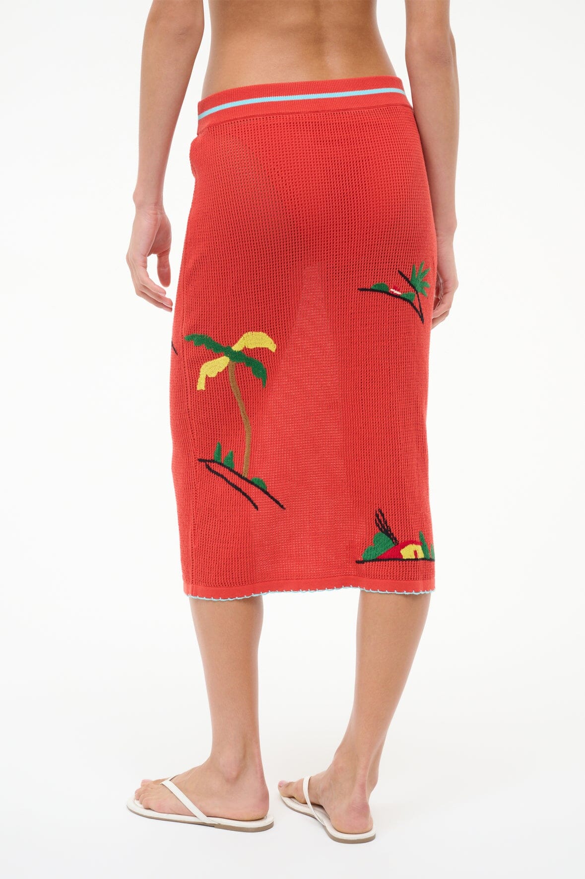 STAUD | Levante Skirt Riviera Flame