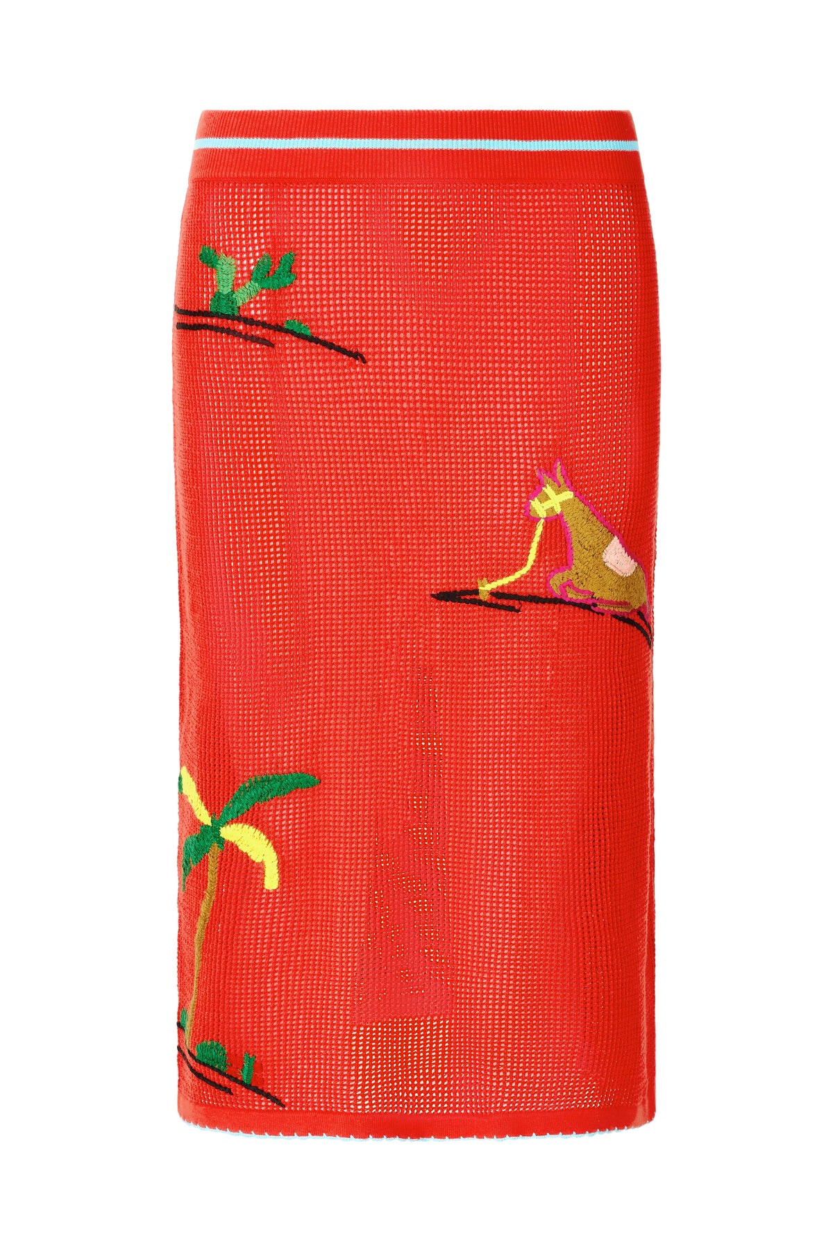 STAUD | Levante Skirt Riviera Flame