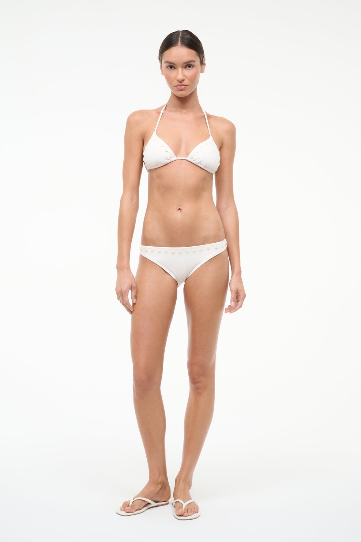 STAUD | Gemma Bikini Bottom Ivory