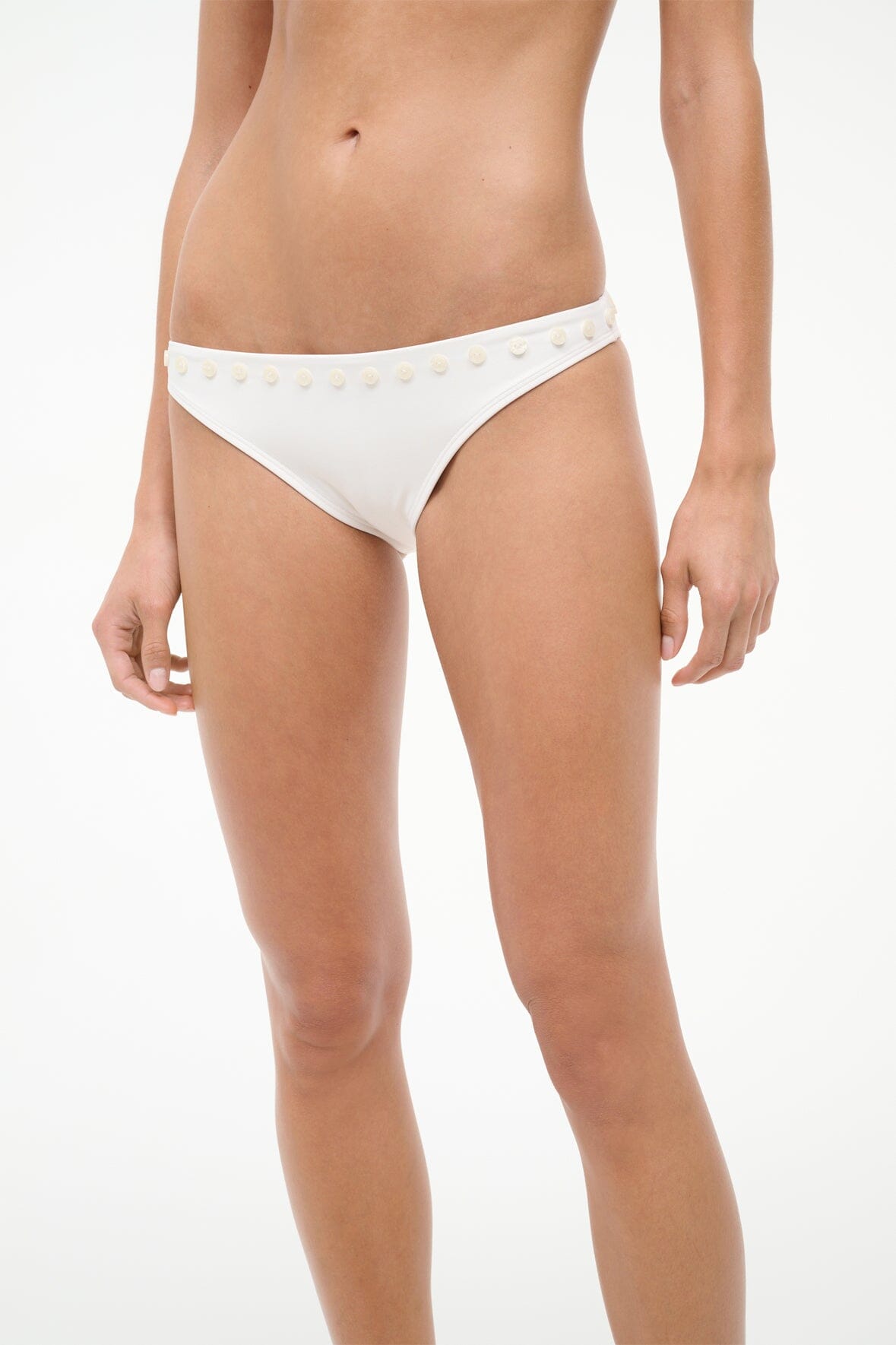 STAUD | Gemma Bikini Bottom Ivory