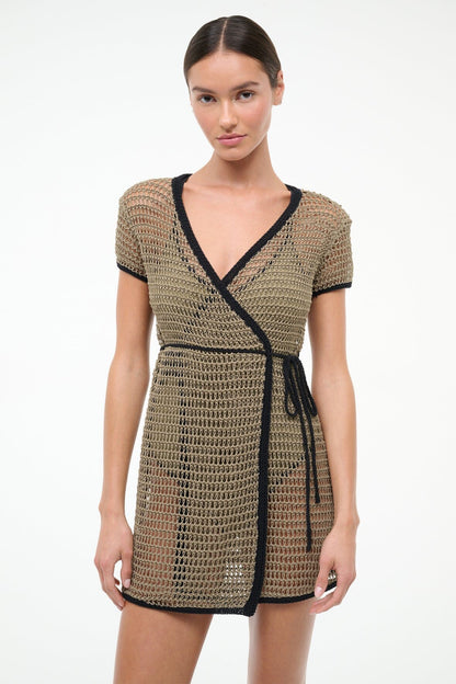 STAUD | Spritz Dress Thyme Black