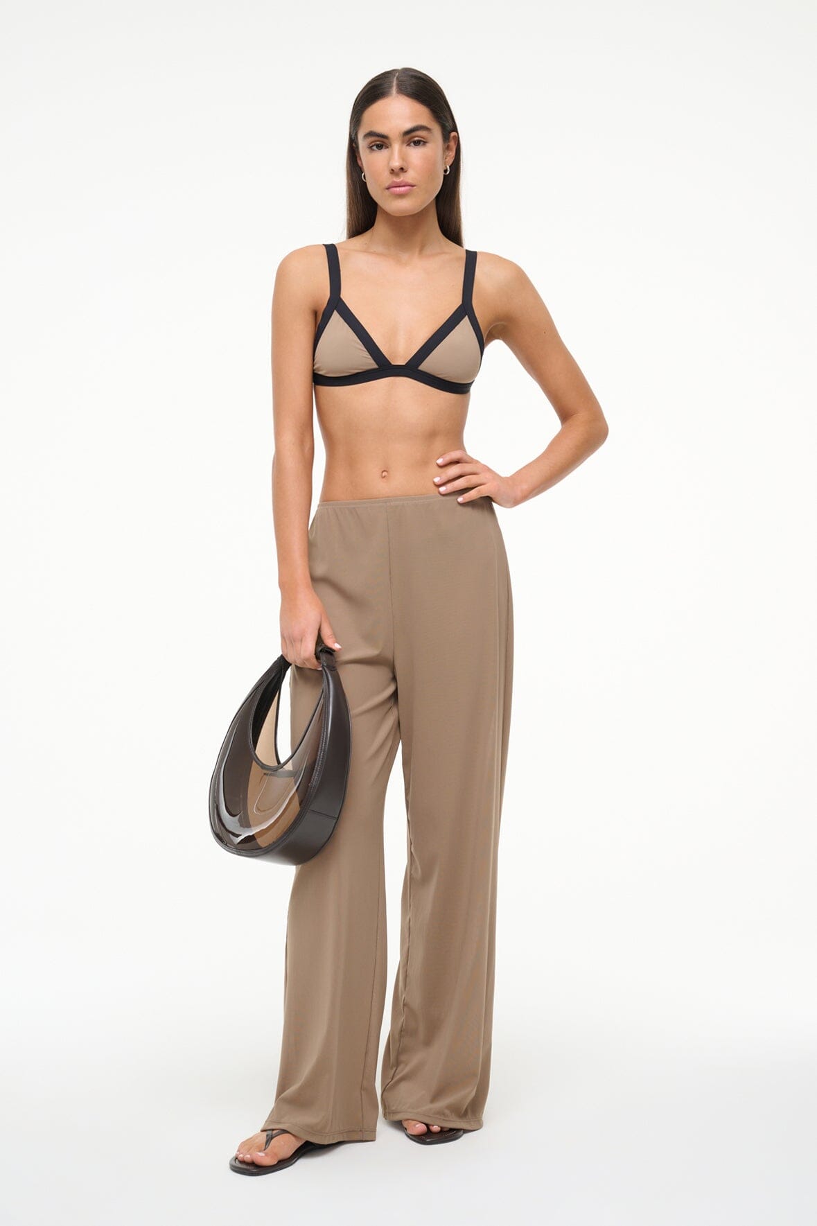 STAUD | Monica Pant Taupe