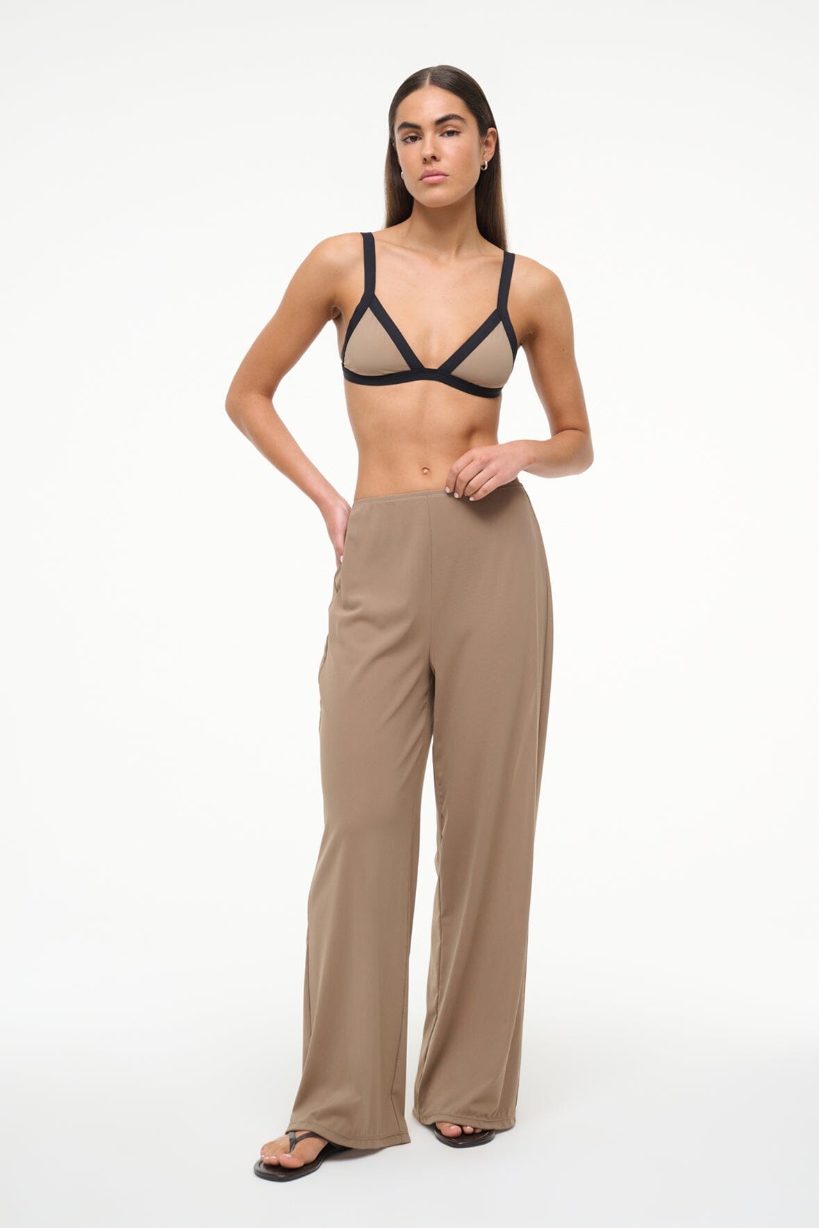 STAUD | Monica Pant Taupe