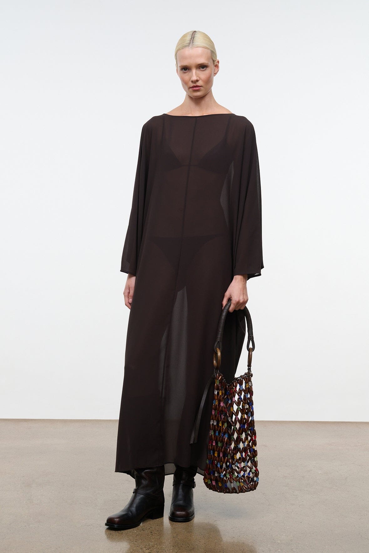 STAUD | Nour Dress Espresso