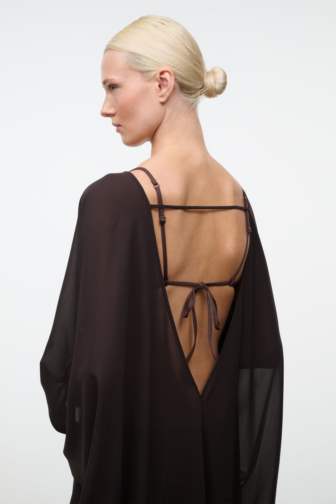 STAUD | Nour Dress Espresso