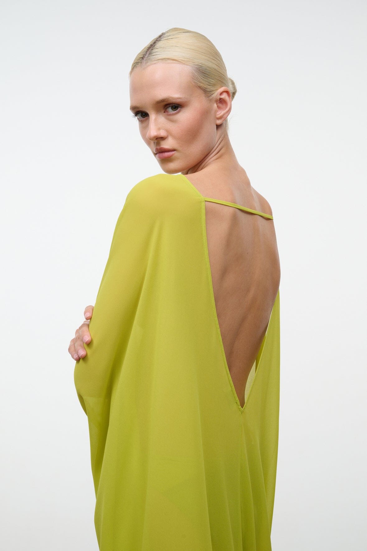 STAUD | Nour Dress Citron