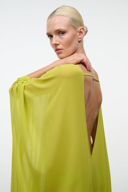 STAUD | Nour Dress Citron