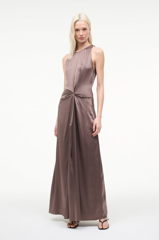 STAUD | Jaelyn Silk Dress Mink