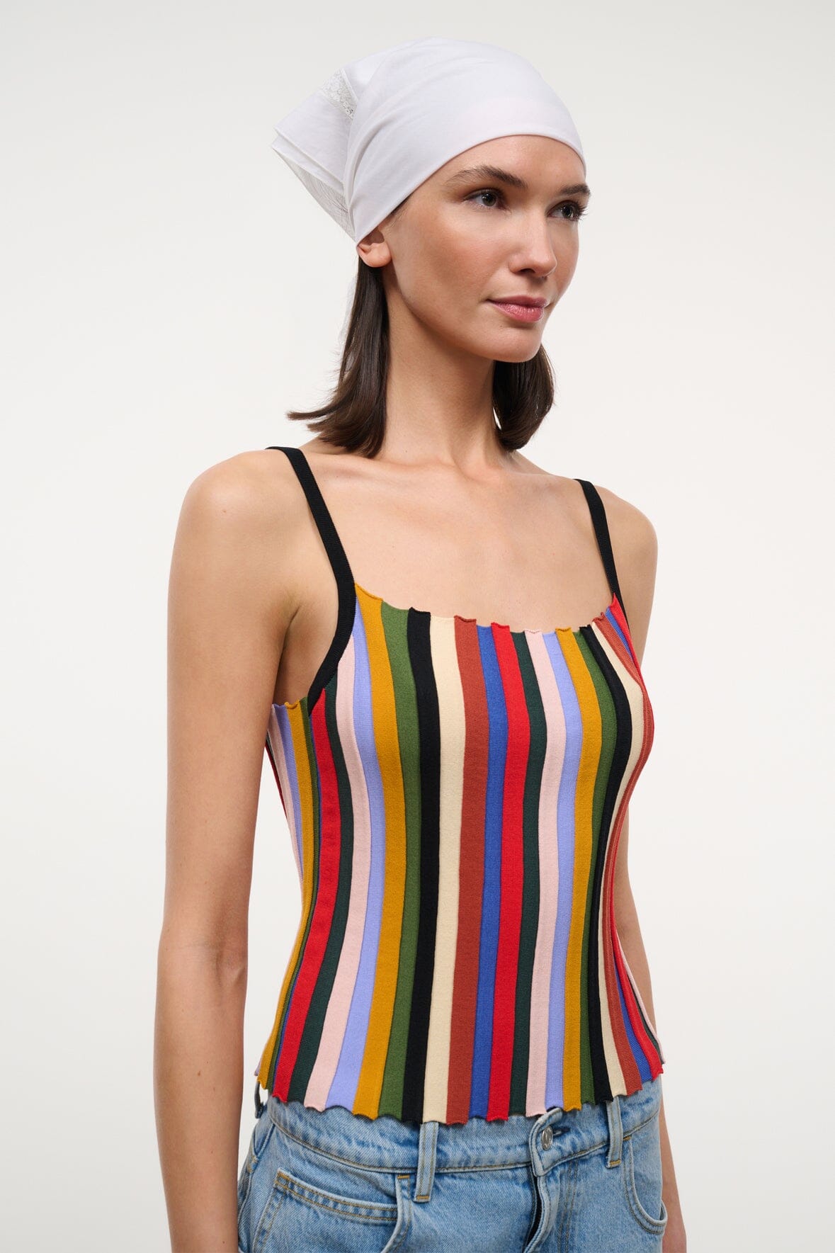 STAUD | Skye Tank Artist Stripe