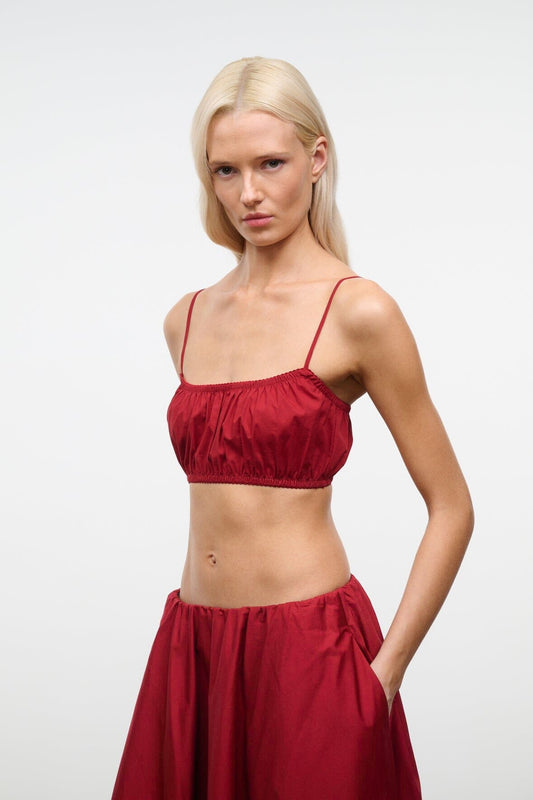 STAUD | Fiore Top Rouge