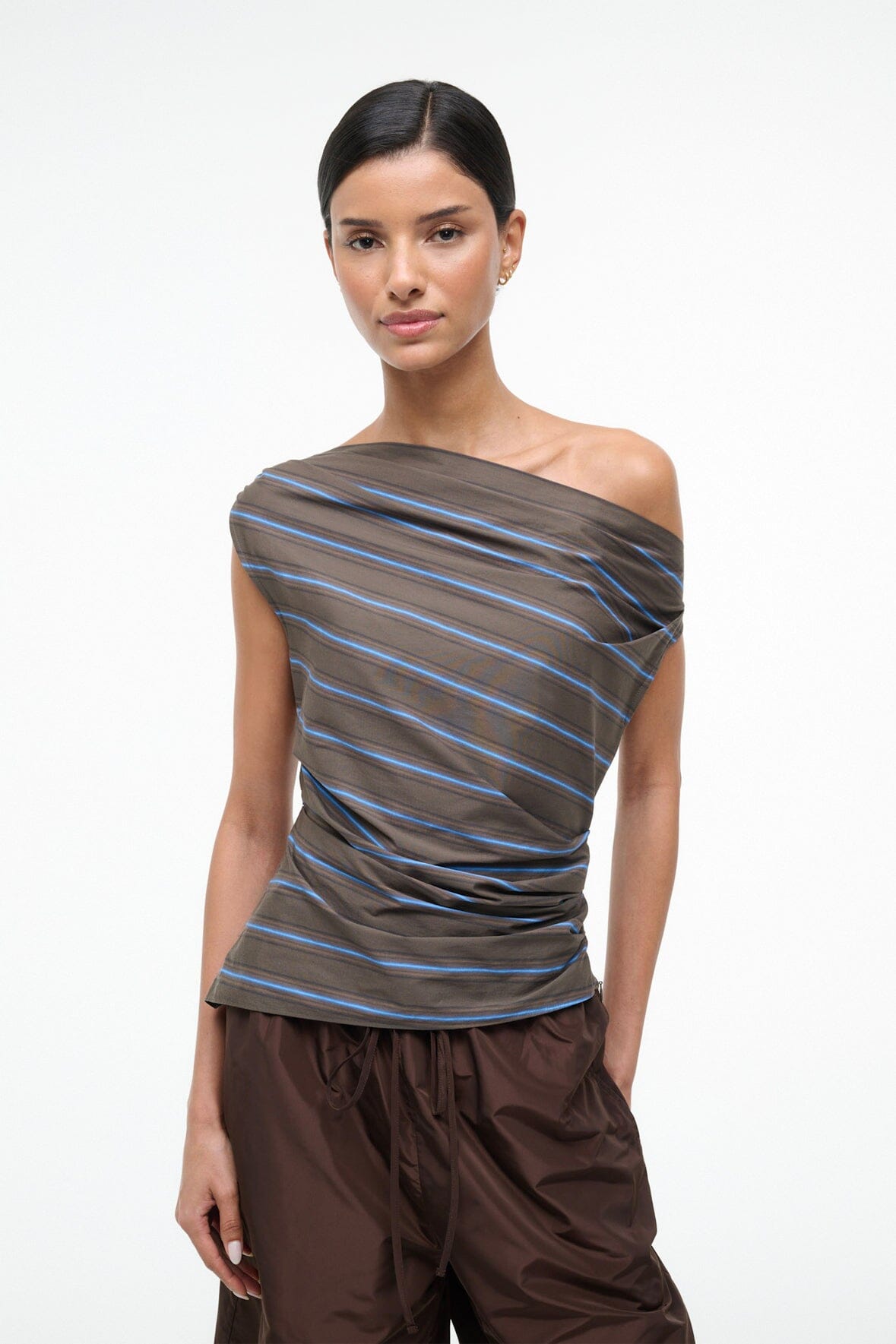 STAUD | Phare Top Huntington Stripe