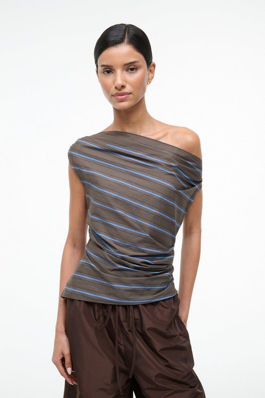 STAUD | Phare Top Huntington Stripe