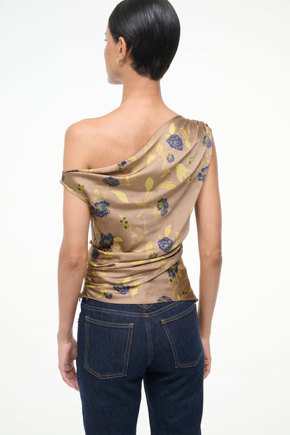 STAUD | Phare Silk Top Vintage Floral