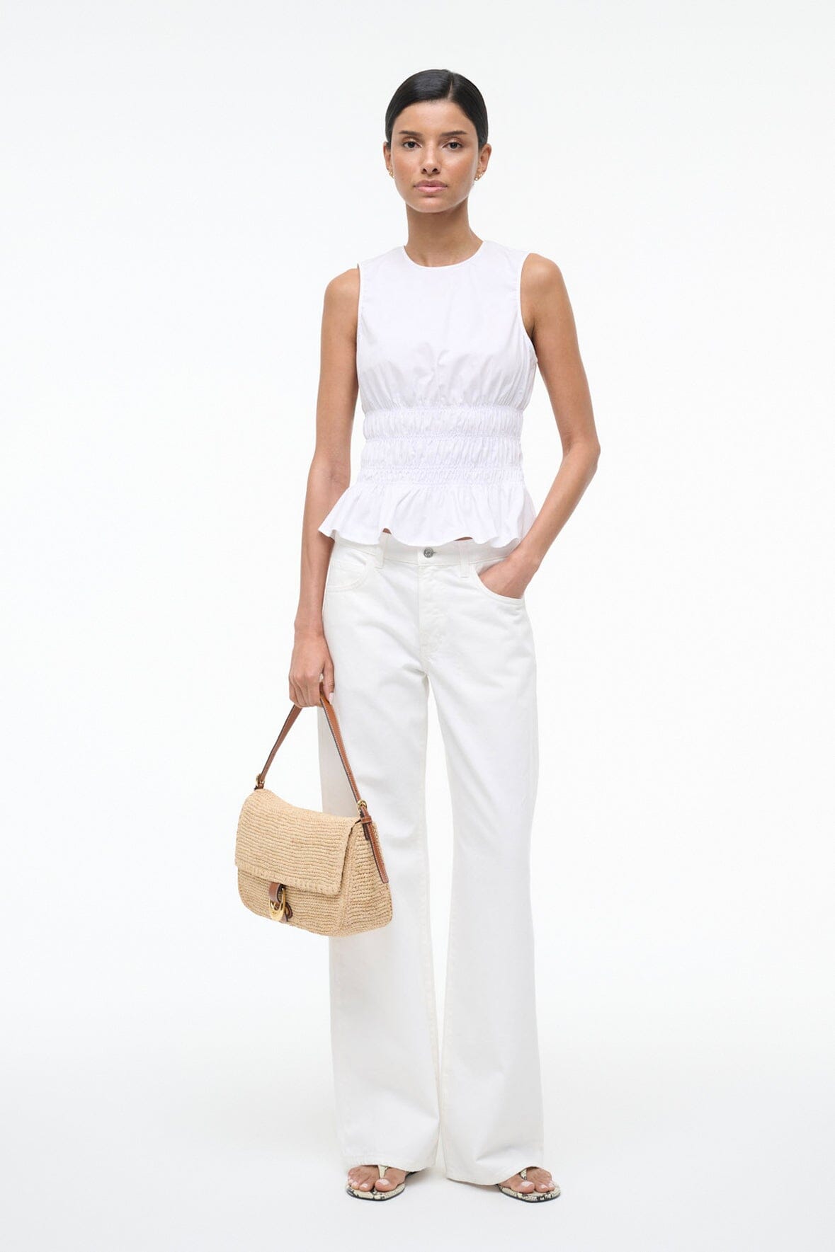 STAUD | Culver Top White