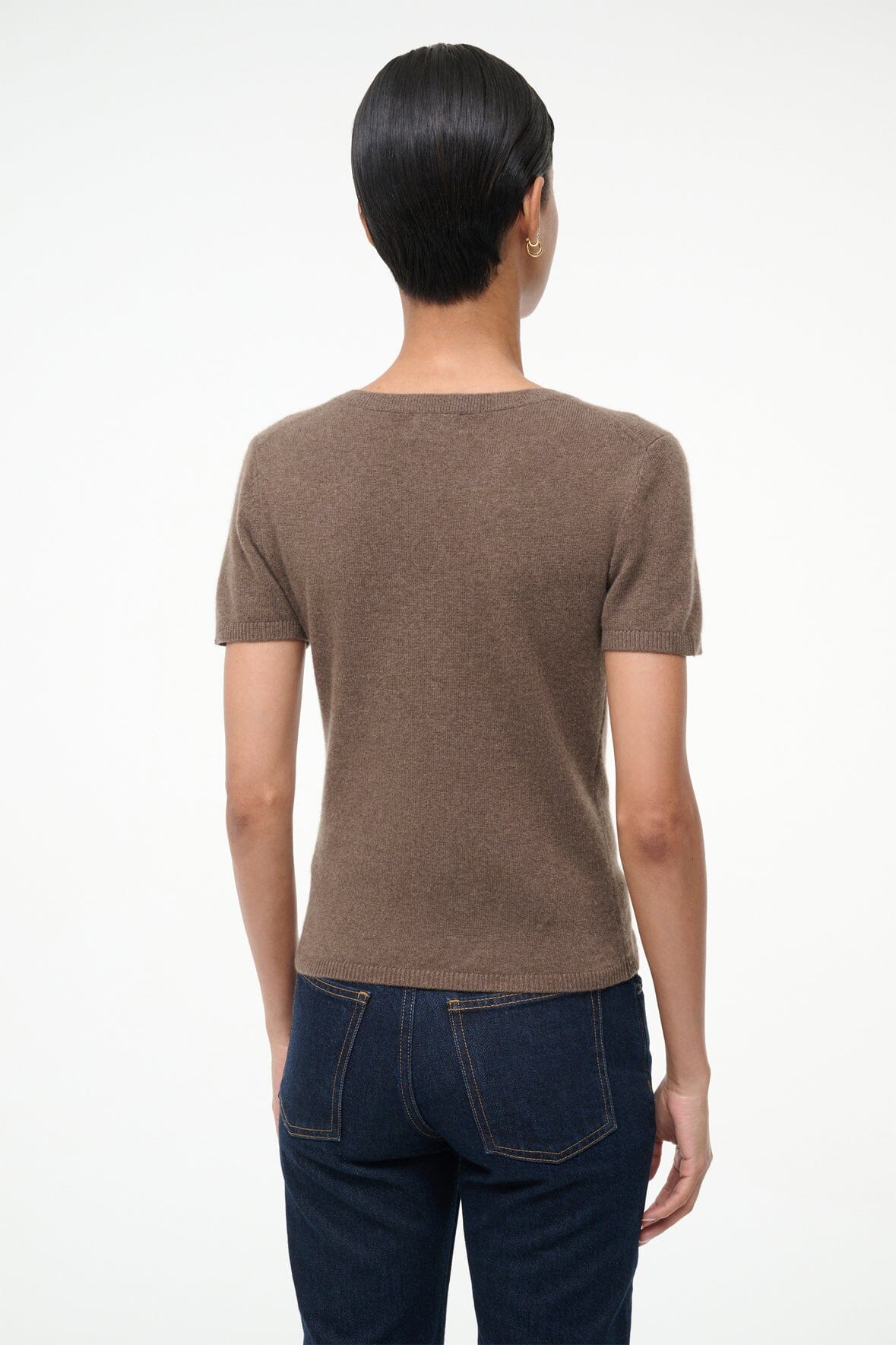 STAUD | Easy Cashmere Tee Truffle