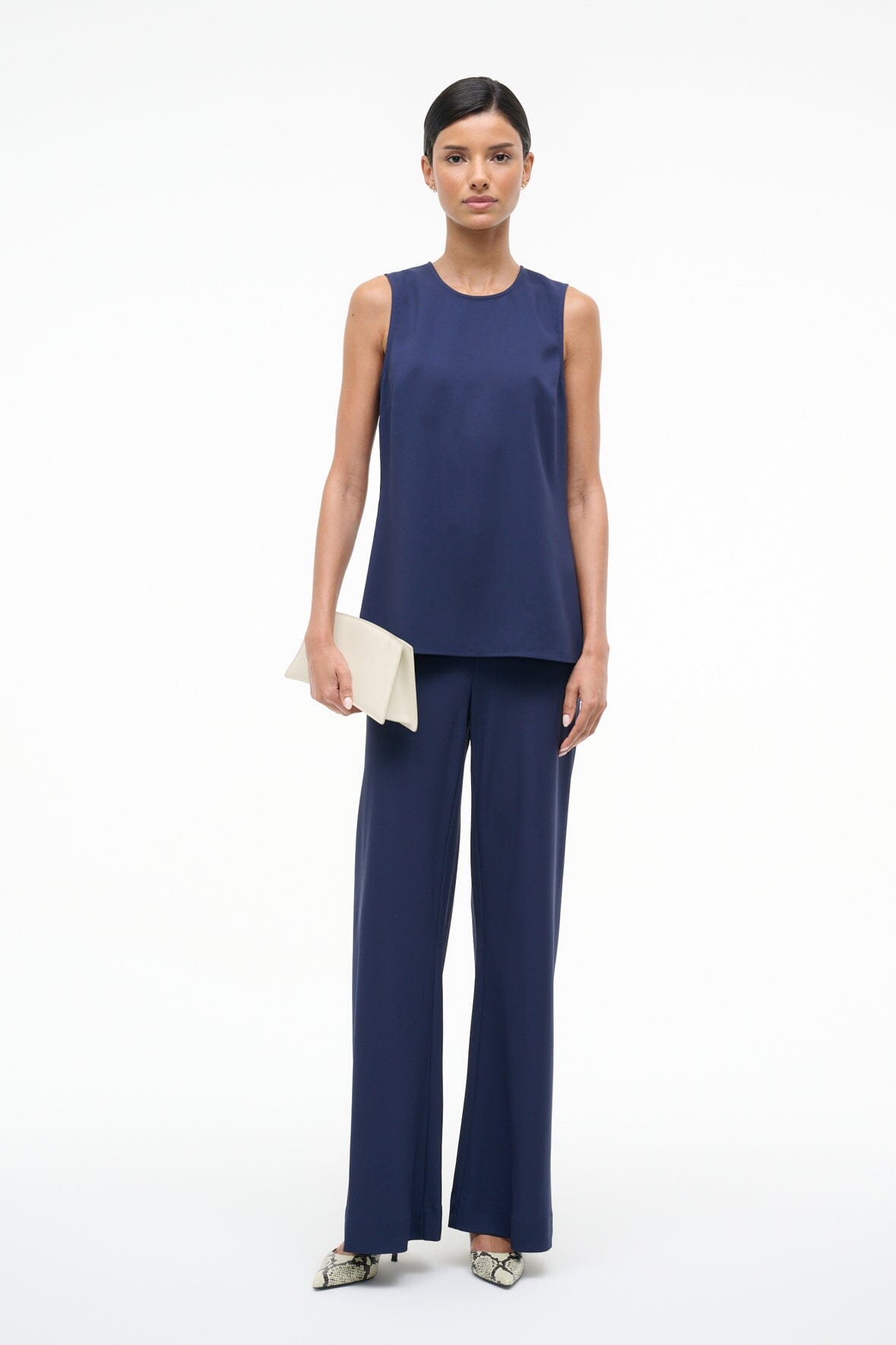 STAUD | Bronte Top Navy