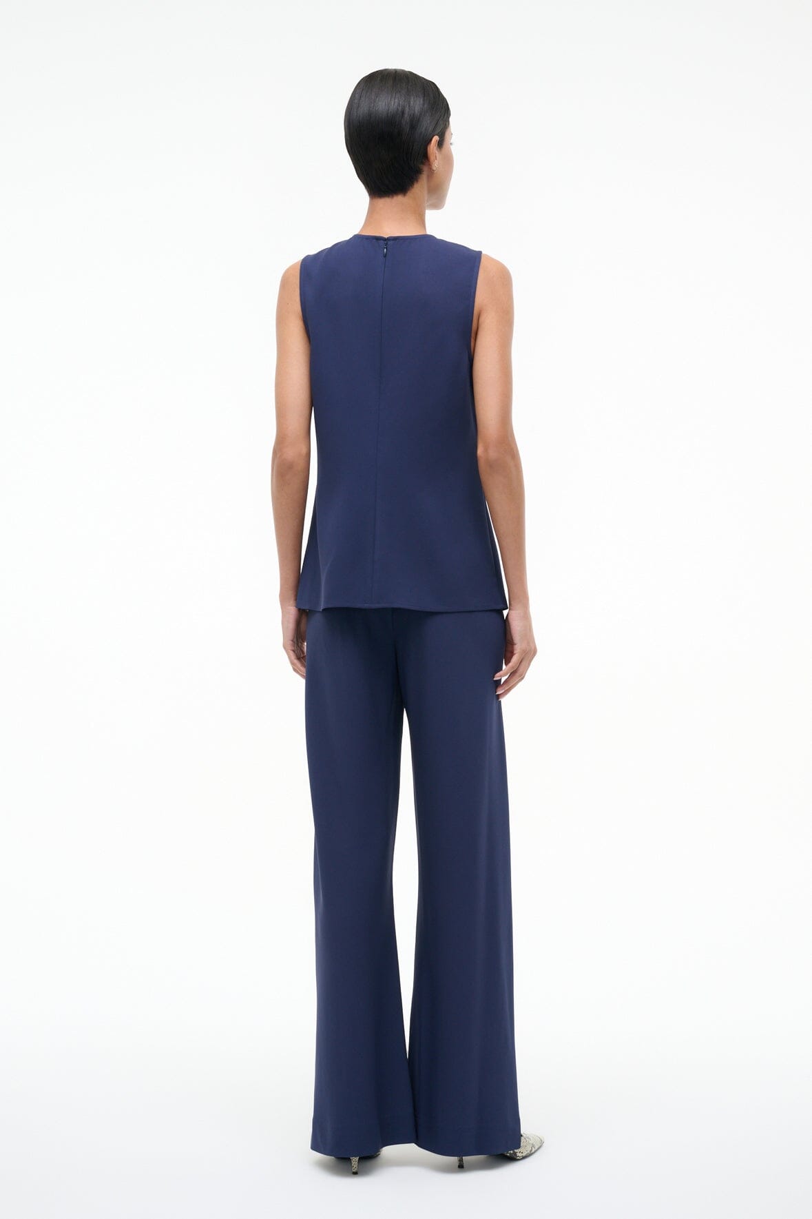 STAUD | Bronte Top Navy
