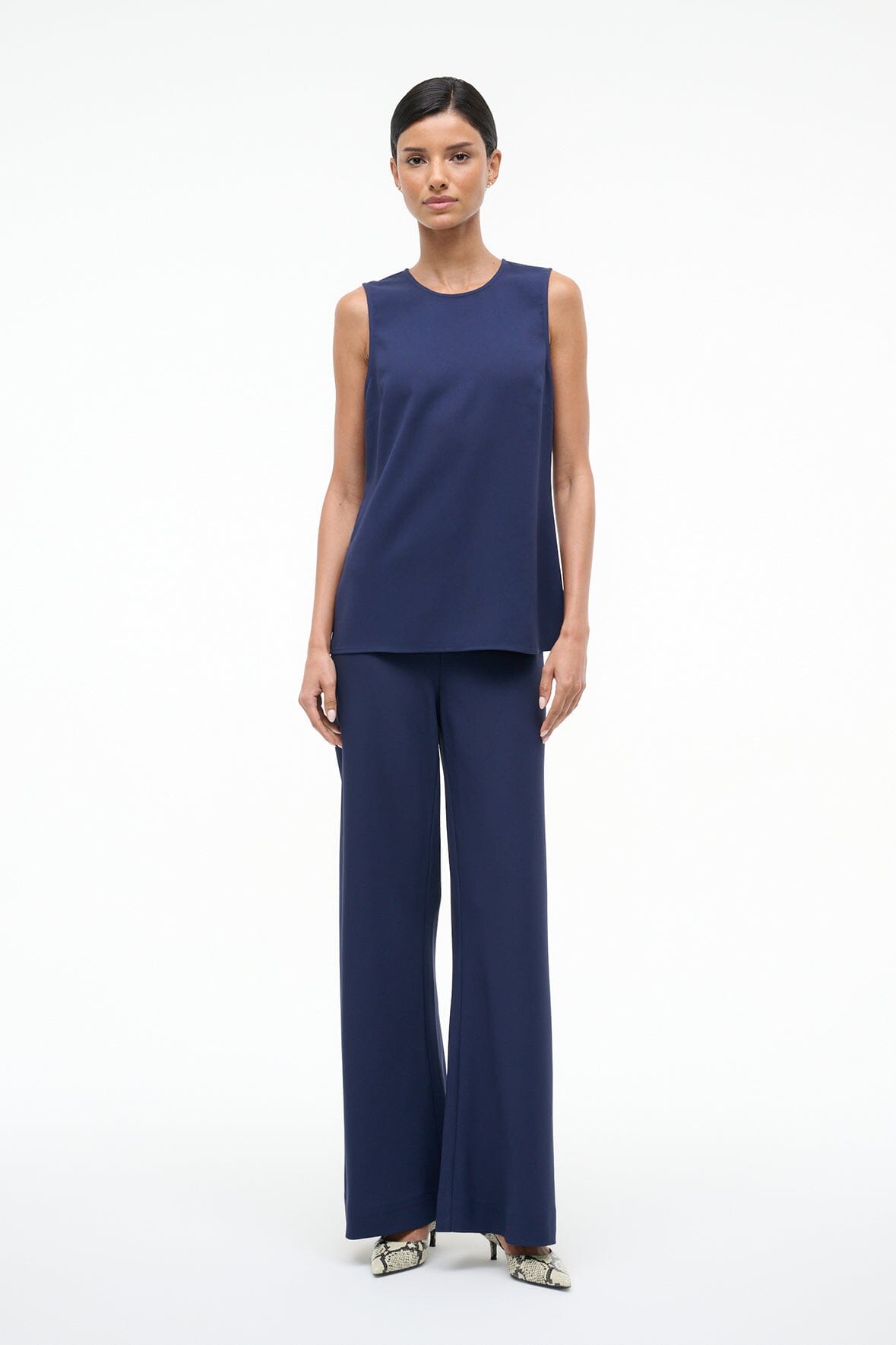 STAUD | Bronte Top Navy