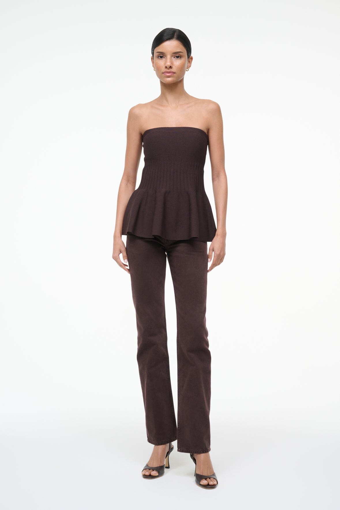 STAUD | Evie Top Earth