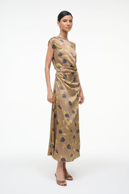 STAUD | Phare Silk Dress Vintage Floral