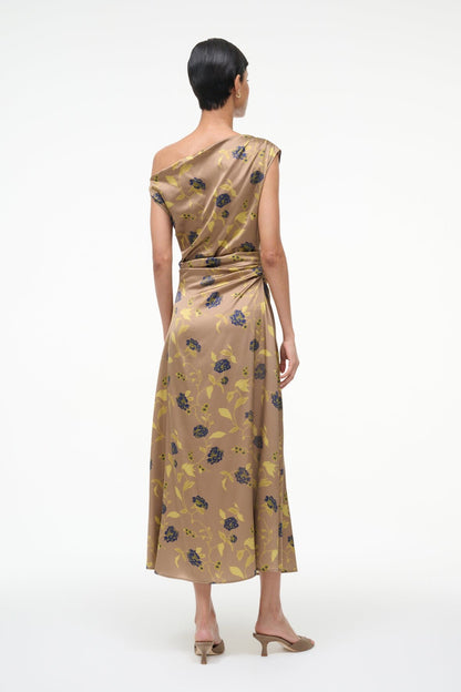 STAUD | Phare Silk Dress Vintage Floral