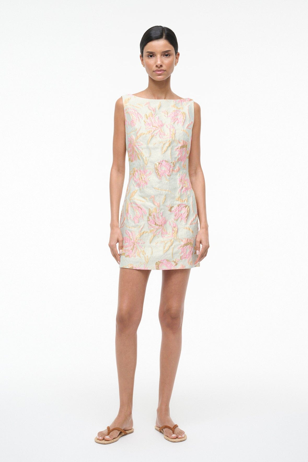 STAUD | Mimi Dress Botanica Aloe