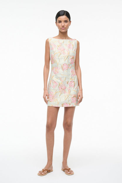 STAUD | Mimi Dress Botanica Aloe
