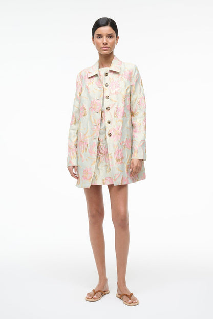 STAUD | Mimi Dress Botanica Aloe
