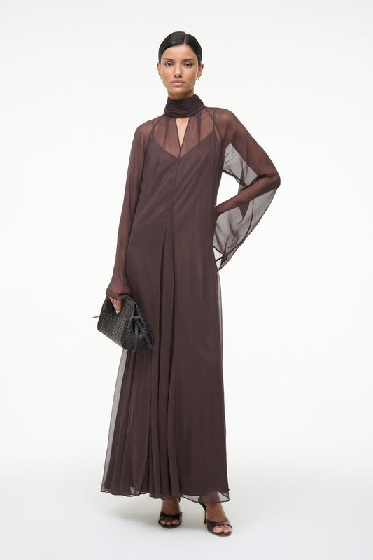 STAUD | Esther Maxi Dress Earth
