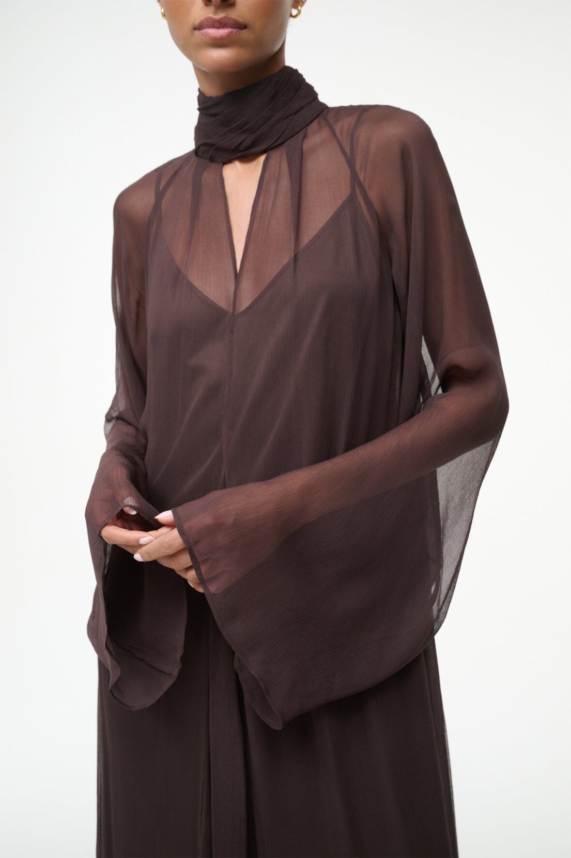 STAUD | Esther Maxi Dress Earth