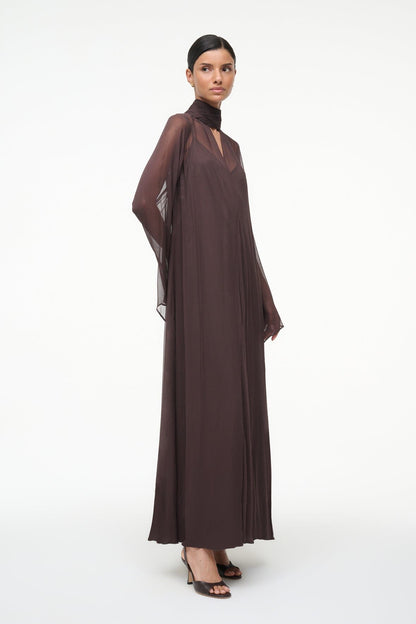 STAUD | Esther Maxi Dress Earth