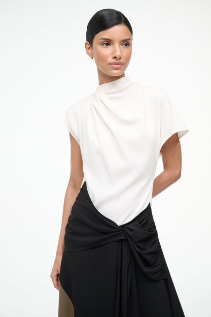 STAUD | Davina Dress Black Multi